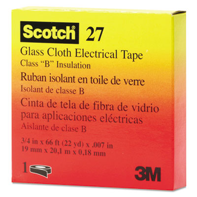 3M Scotch&reg; Glass Cloth Electrical Tape 27 15074