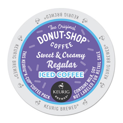 Donut Shop&reg; Sweet &amp; Creamy Regular Iced Coffee K-Cup&reg; Pack