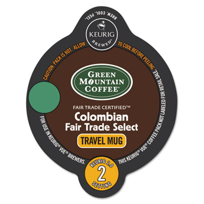 Green Mountain Coffee Roasters® Colombian Fair Trade Select Coffee Travel Mug Vue® Pack Green Mountain Coffee Roasters® Colombian Fair Trade Select Coffee Travel Mug Vue® Pack