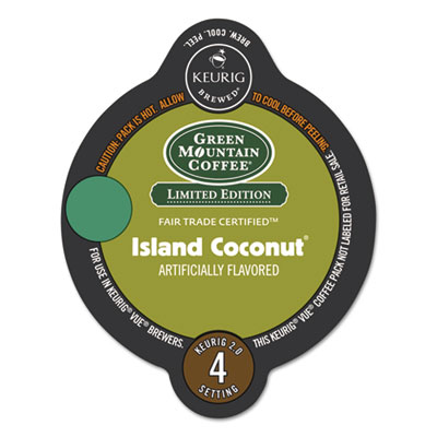 Green Mountain Coffee Roasters&reg; Island Coconut Coffee Vue&reg; Pack