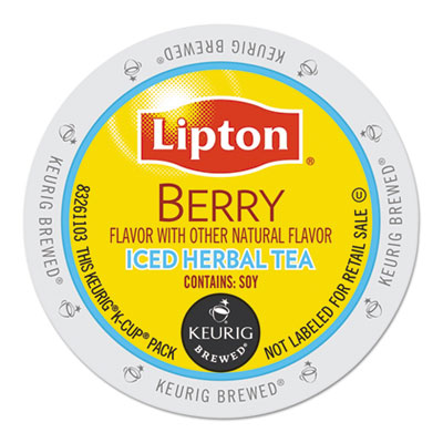 Lipton&reg; Berry Iced Herbal Tea K-Cups&reg;