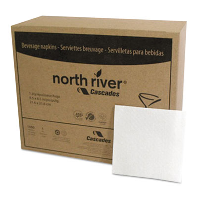 Cascades North River&reg; Single Serve Napkins