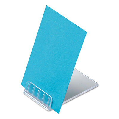 deflecto&reg; Clips Grips Tags&trade; Angled Sign Holder
