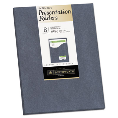 Southworth&reg; One-Pocket Presentation Folders