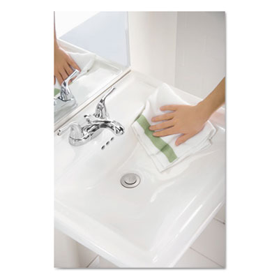 Rubbermaid&reg; Commercial HYGEN&trade; HYGEN&trade; Sanitizer-Safe Foodservice Microfiber Cloths