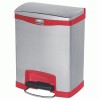 Rubbermaid&reg; Commercial Slim Jim&reg; Stainless Steel Step-On Container