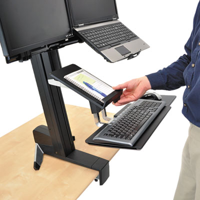 Ergotron&reg; WorkFit-S Tablet/Document Holder