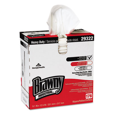 Brawny Industrial&reg; Heavy Weight HEF Disposable Shop Towels