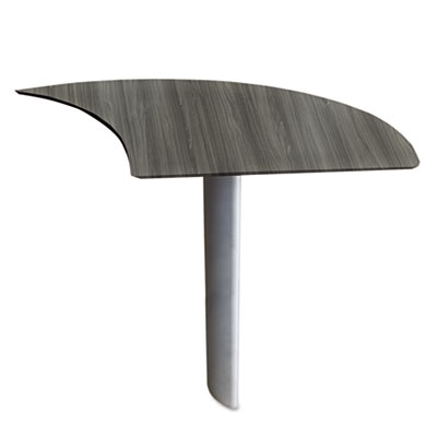 Mayline&reg; Medina&trade; Series Laminate Curved Desk Extension