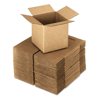 United Facility Supply Brown Corrugated - Cubed Fixed-Depth Shipping Boxes