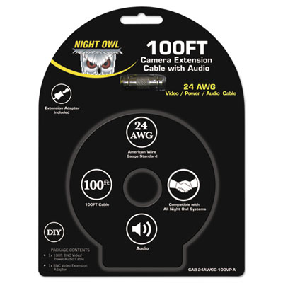 Night Owl BNC Video/Power/Audio Camera Extension Cable
