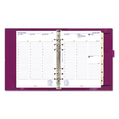 Filofax&reg; Domino Patent A5 Organizer