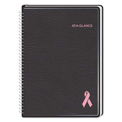 AT-A-GLANCE&reg; Quicknotes&reg; Breast Cancer Awareness Weekly/Monthly Appointment Book