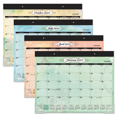 AT-A-GLANCE&reg; Poetica Desk Pad