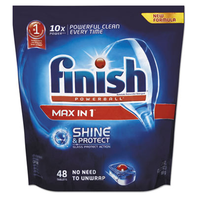 FINISH® Powerball® Max in 1® Shine and Protect Dishwasher Tabs FINISH® Powerball® Max in 1® Shine and Protect Dishwasher Tabs