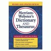 Merriam Webster Paperback Dictionary and Thesaurus