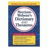 Merriam Webster Paperback Dictionary and Thesaurus