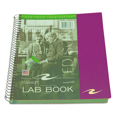 Roaring Spring&reg; Wirebound Lab Notebook