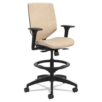 HON&reg; Solve&trade; Series Upholstered Back Task Stool