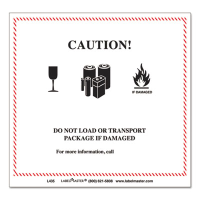 LabelMaster&reg; Hazmat Self-Adhesive Shipping Labels