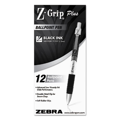 Zebra Z-Grip&trade; Plus Retractable Ballpoint Pen