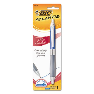 BIC&reg; Atlantis&reg; Ultra Comfort Retractable Ballpoint Pen