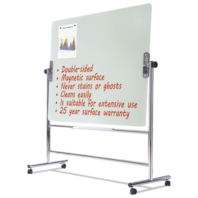 MasterVision&reg; Glass Revolving Easel