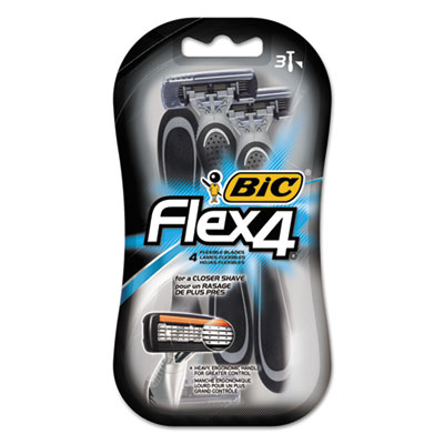 BIC&reg; Flex 4&reg; Disposable Men's Razor