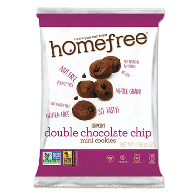 Homefree&reg; Gluten Free Double Chocolate Chip Mini Cookies