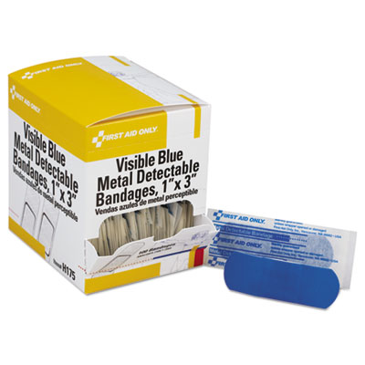 First Aid Only&trade; Metal Detectable Woven Adhesive Bandages