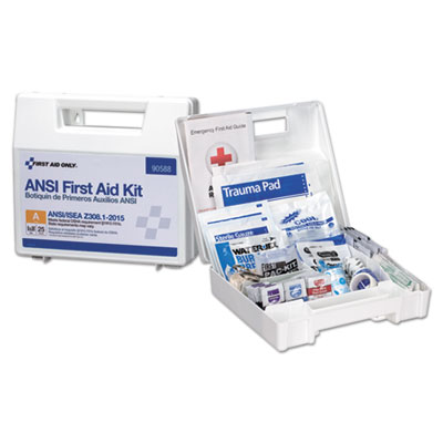 First Aid Only&trade; ANSI 2015 Compliant First Aid Kit