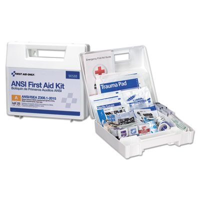 First Aid Only™ ANSI 2015 Compliant First Aid Kit First Aid Only™ ANSI 2015 Compliant First Aid Kit
