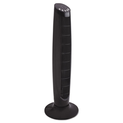 Alera&reg; 36" 3-Speed Oscillating Tower Fan with Remote Control