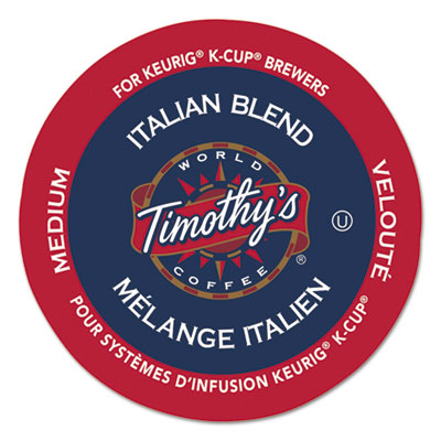 Timothy's World Coffee Italian Blend Coffee K-Cups&reg;