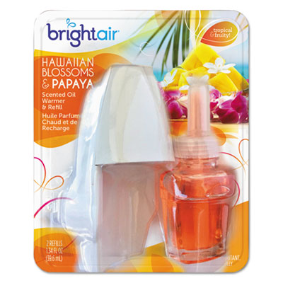 BRIGHT Air&reg; Electric Scented Oil Air Freshener Warmer and Refill Combo