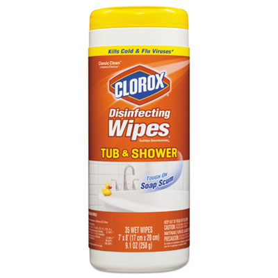 Clorox&reg; Tub and Shower Disinfecting Wipes