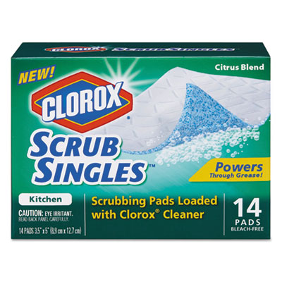 Clorox&reg; Kitchen ScrubSingles Scrubbing Pads