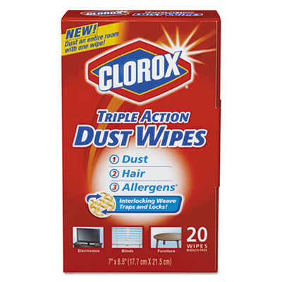 Clorox&reg; Triple Action Dust Wipes