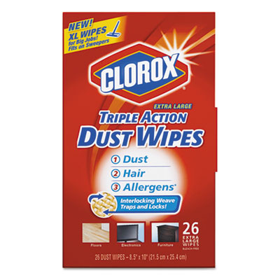 Clorox&reg; Triple Action Dust Wipes
