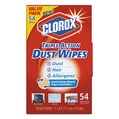 Clorox&reg; Triple Action Dust Wipes