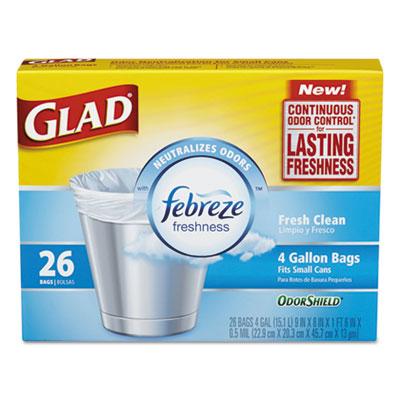 Glad&reg; OdorShield&reg; Small Trash Bags