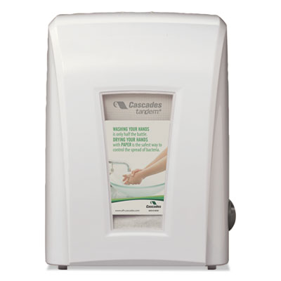 Cascades Tandem&reg; Mechanical No-Touch Roll Towel Dispenser