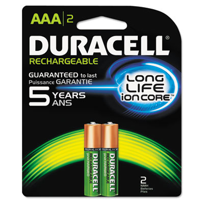 Duracell&reg; Rechargeable NiMH Batteries with Duralock Power Preserve Technology