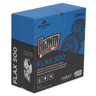 Brawny Industrial&reg; FLAX Cleaning Cloths