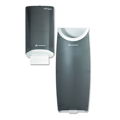 Georgia Pacific&reg; Professional Safe-T-Gard Door Tissue Dispenser and Trash Receptacle