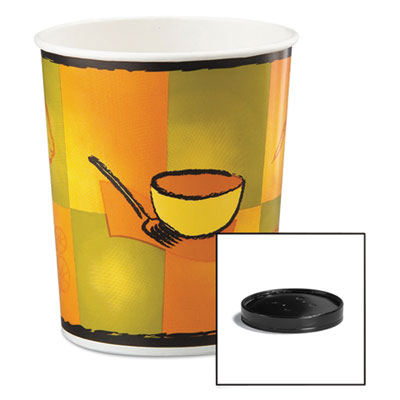 Huhtamaki Soup Containers with Vented Lids