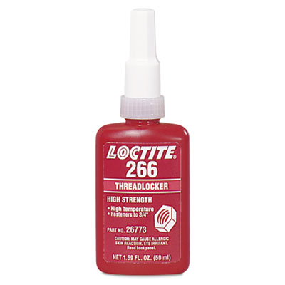 Loctite&reg; 266 Threadlocker, High Strength/High Temperature 26773