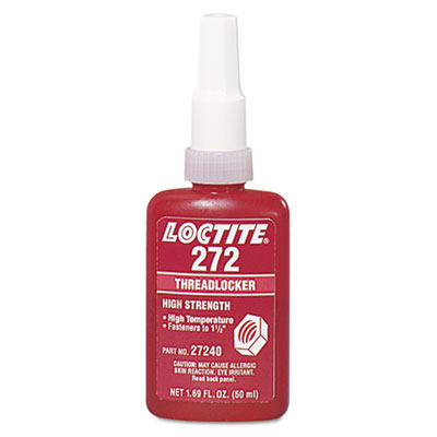 Loctite&reg; 272 Threadlocker, High Temp/High Strength 27240