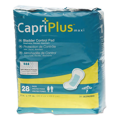 Medline Capri Plus Bladder Control Pads