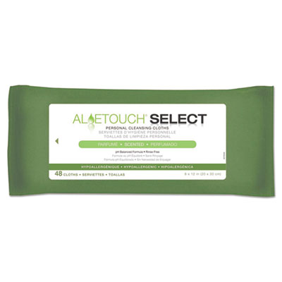 Medline Aloetouch&reg; Select Premium Personal Cleansing Wipes